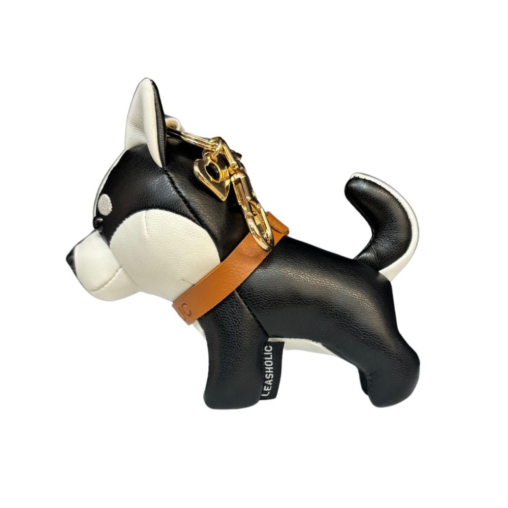 Husky Leather Charm (Brown/Black) - Image 3