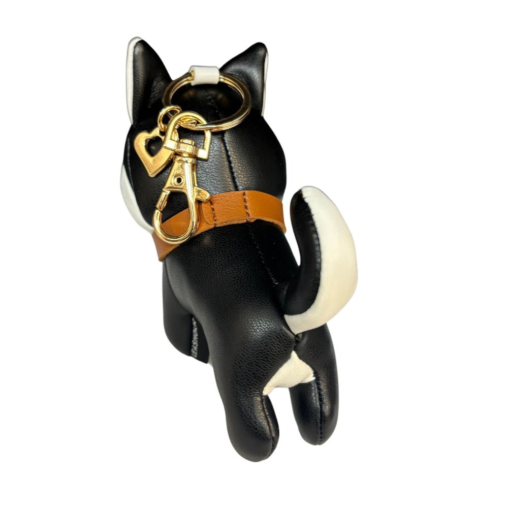 Husky Leather Charm (Brown/Black) - Image 4