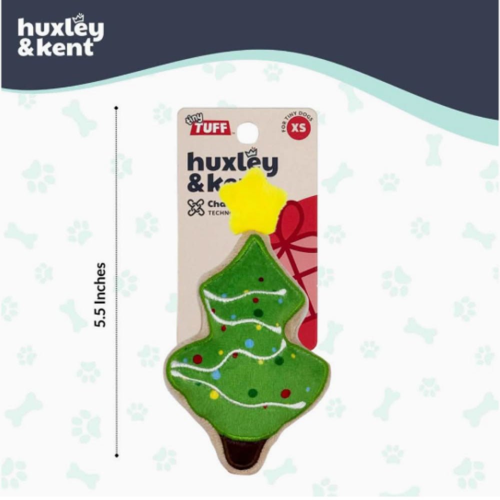 Tiny Tuff Christmas Tree Cookie Dog Plush Toy - Image 2