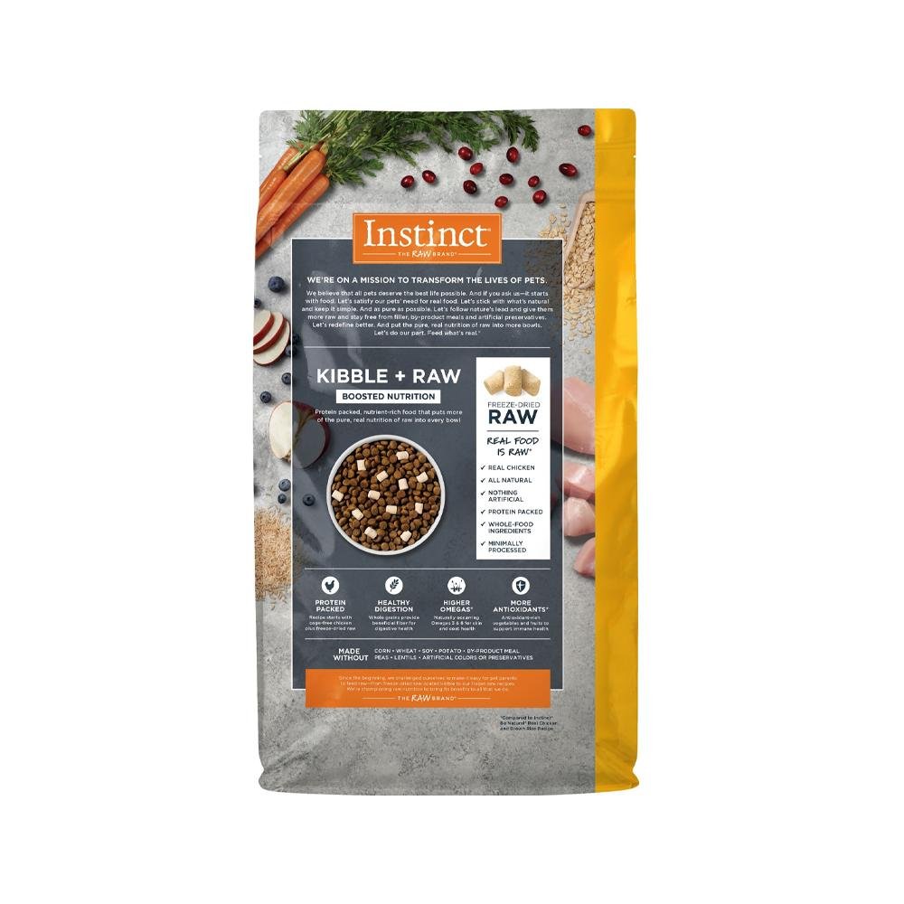 Raw Boost All Life Stages Whole Grain Kibble + Raw Dog Dry Food - Chicken & Brown Rice - Image 3
