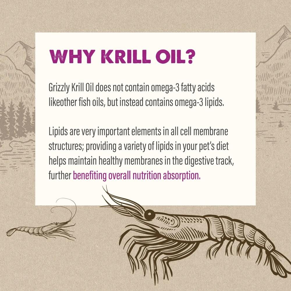 Wild Antarctic Krill Oil Antioxidant Supplement for Dogs & Cats - Image 5