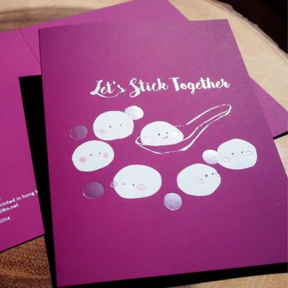 Let's Stick Together Greeting Card - Image 2