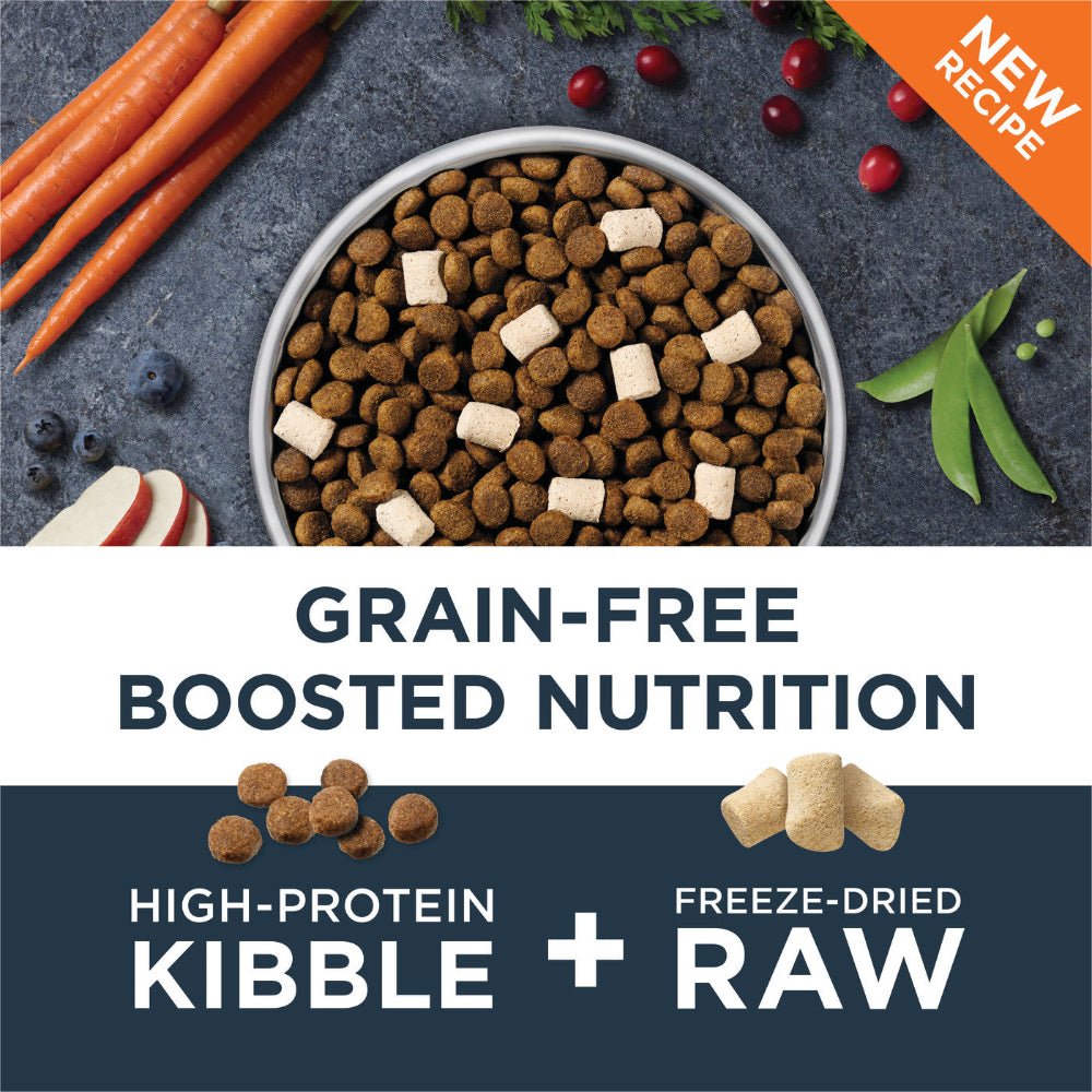 Raw Boost Grain Free Kibble + Raw for Small Breed Dog Dry Food - Real Beef - Image 4