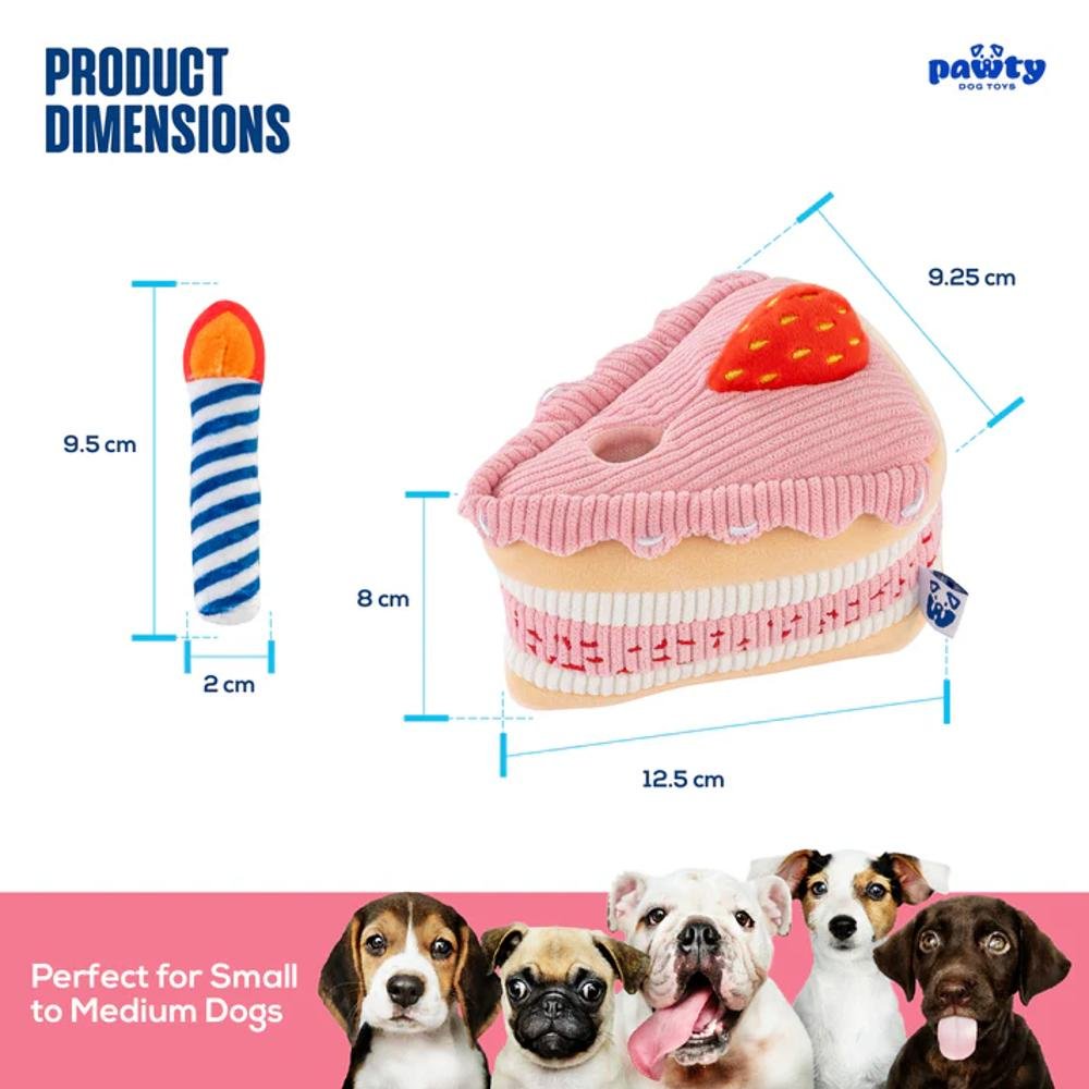 Birthday Cake Dog Plush Toy - Image 5
