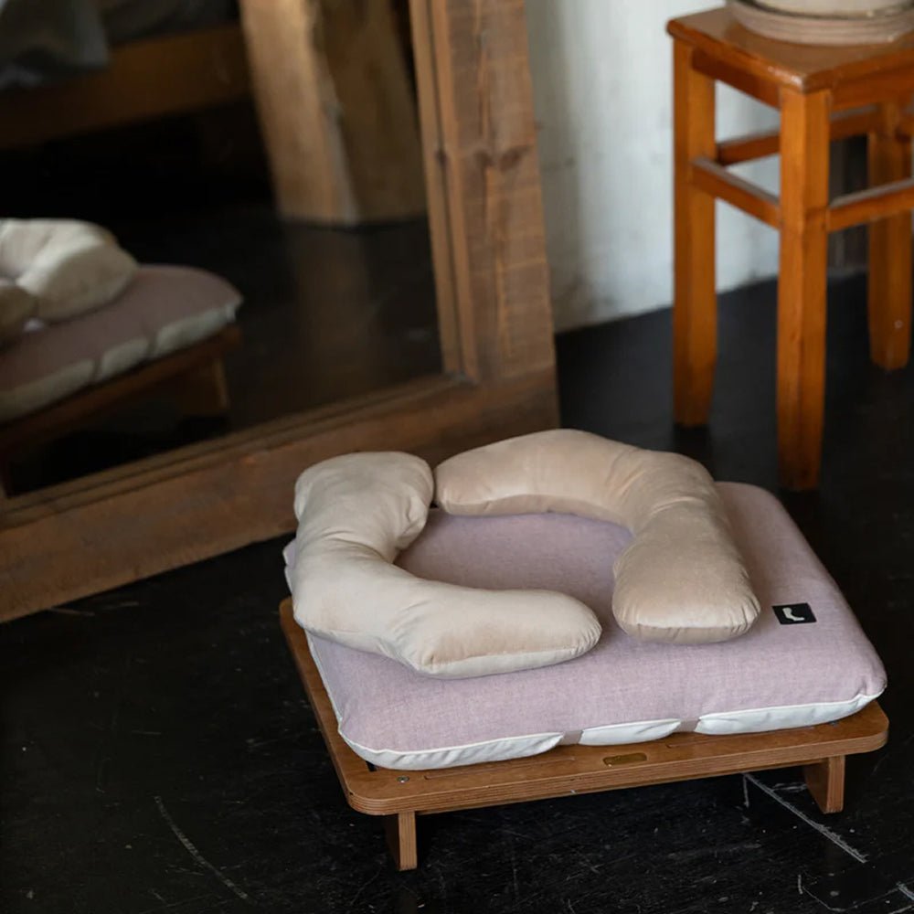 Surro Pet Bed Birch Wood Frame Set - Image 13