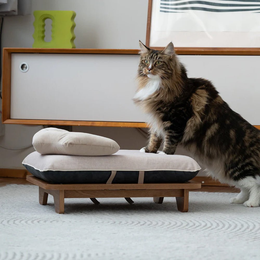 Surro Pet Bed Birch Wood Frame Set - Image 15