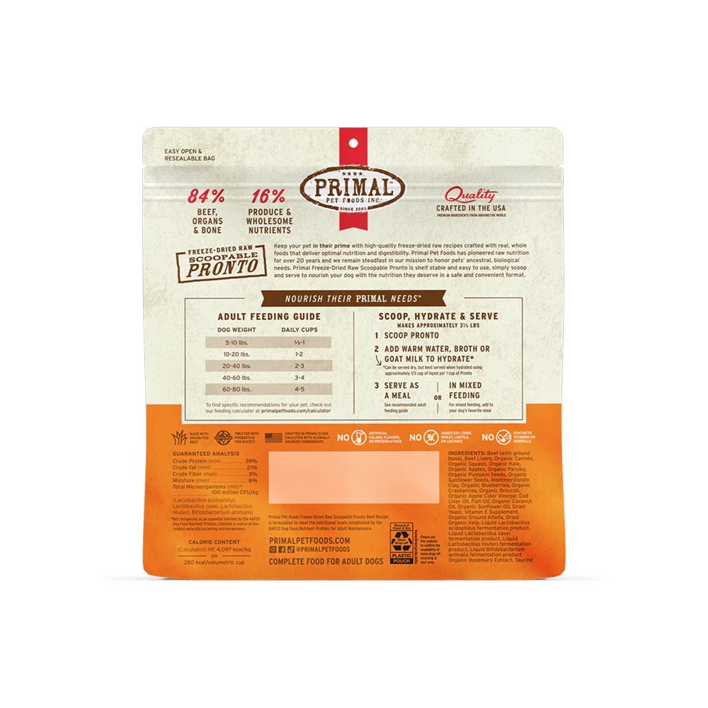 Freeze Dried Beef Pronto Dog Food - Image 5