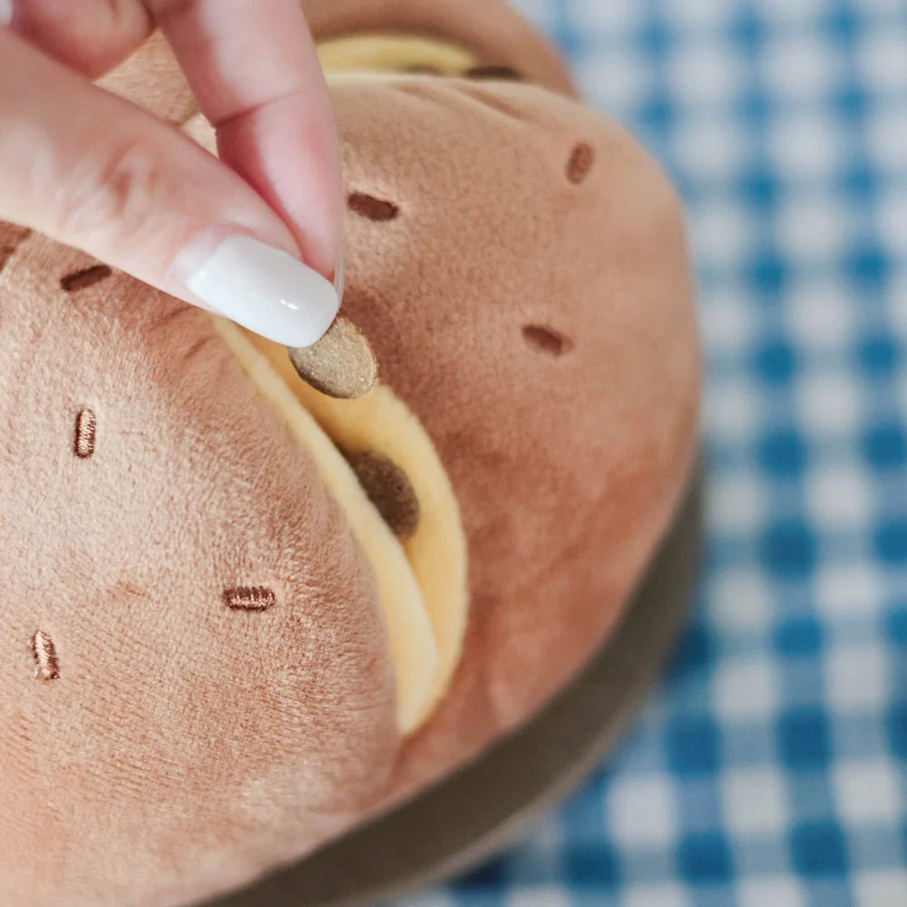 Cheesy Bread Nosework Dog Plush Toy - Image 5