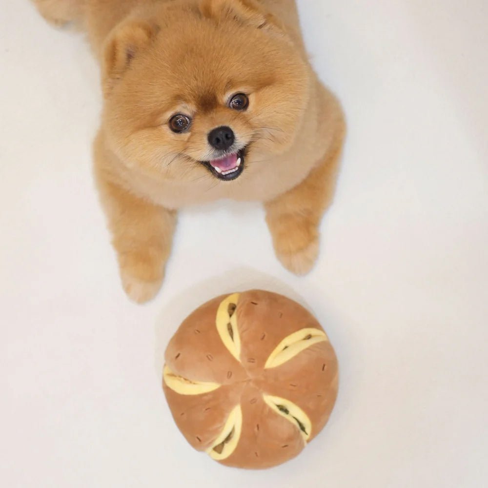 Cheesy Bread Nosework Dog Plush Toy - Image 10