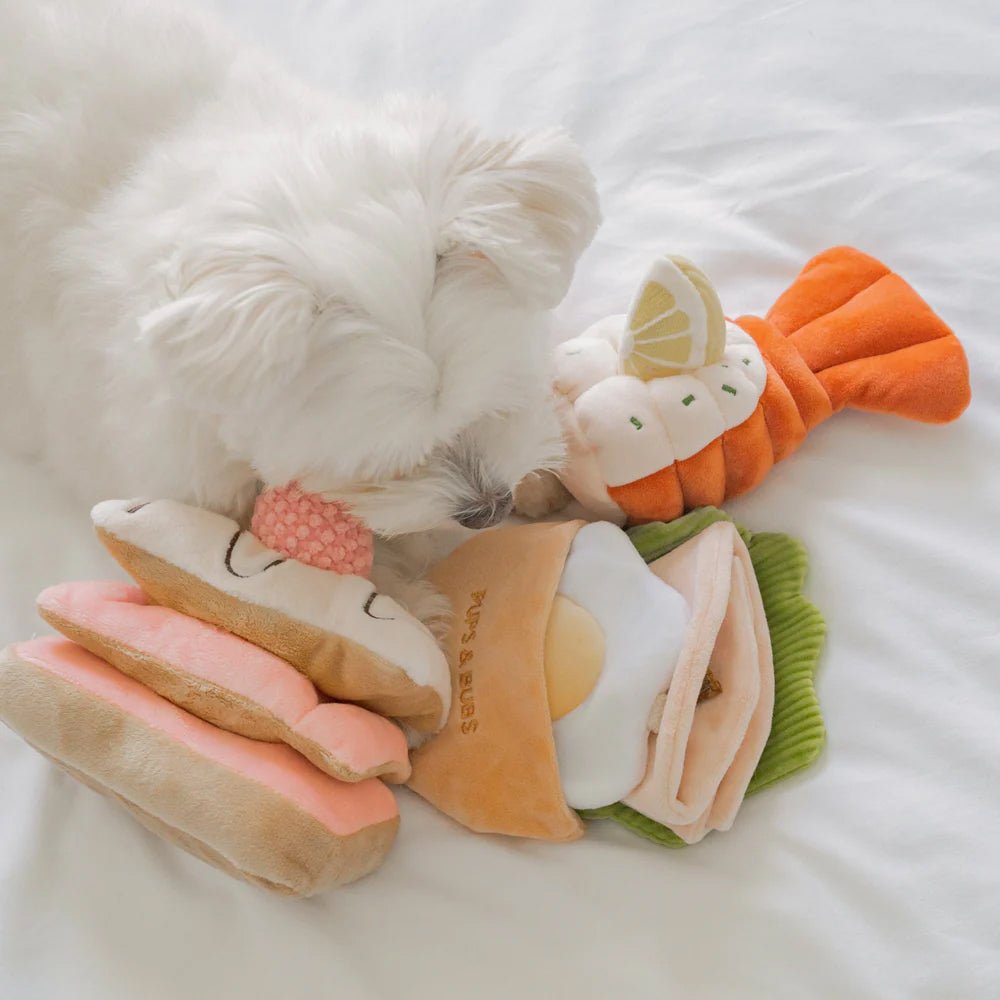 Grilled Lobster Nosework Dog Plush Toy - Image 10