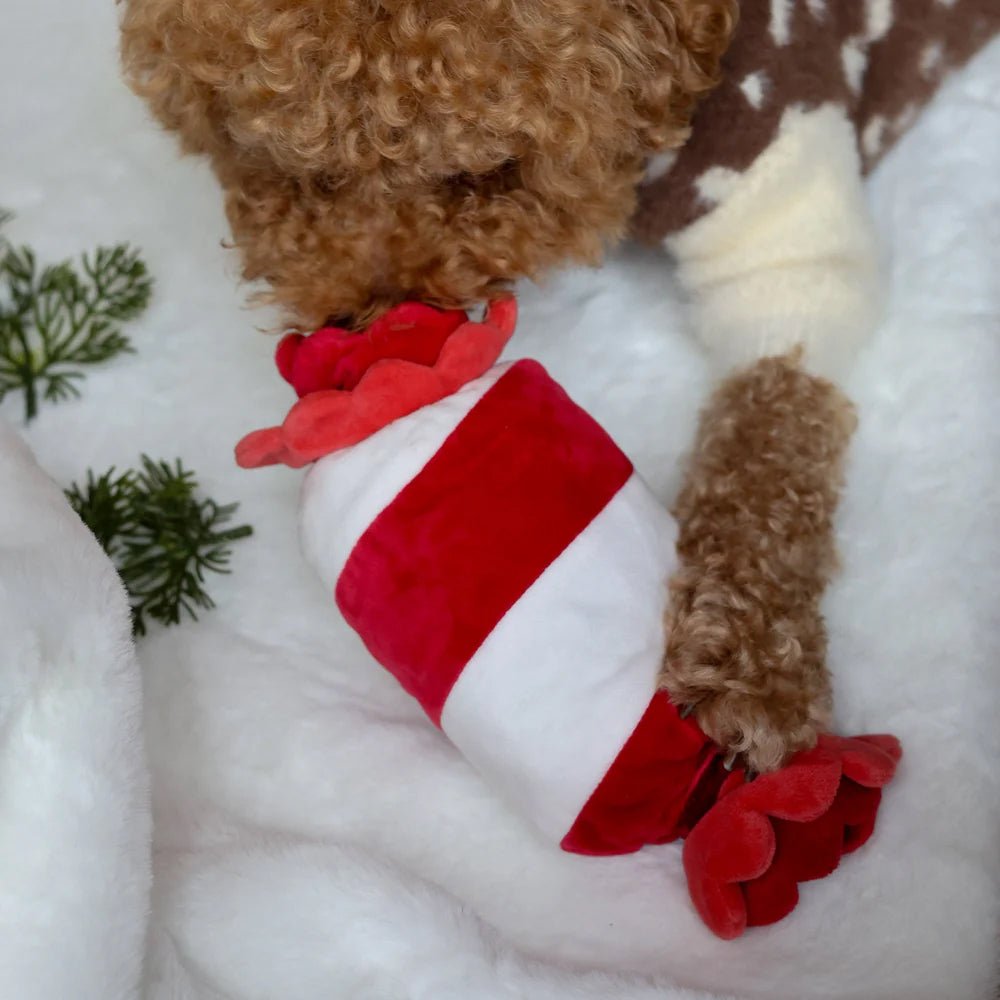 Peppermint Candy Nosework Dog Plush Toy - Image 4