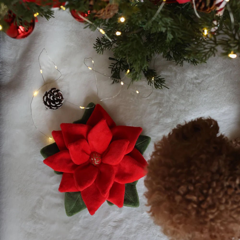 Snuffle Poinsettia Nosework Dog Plush Toy - Image 8