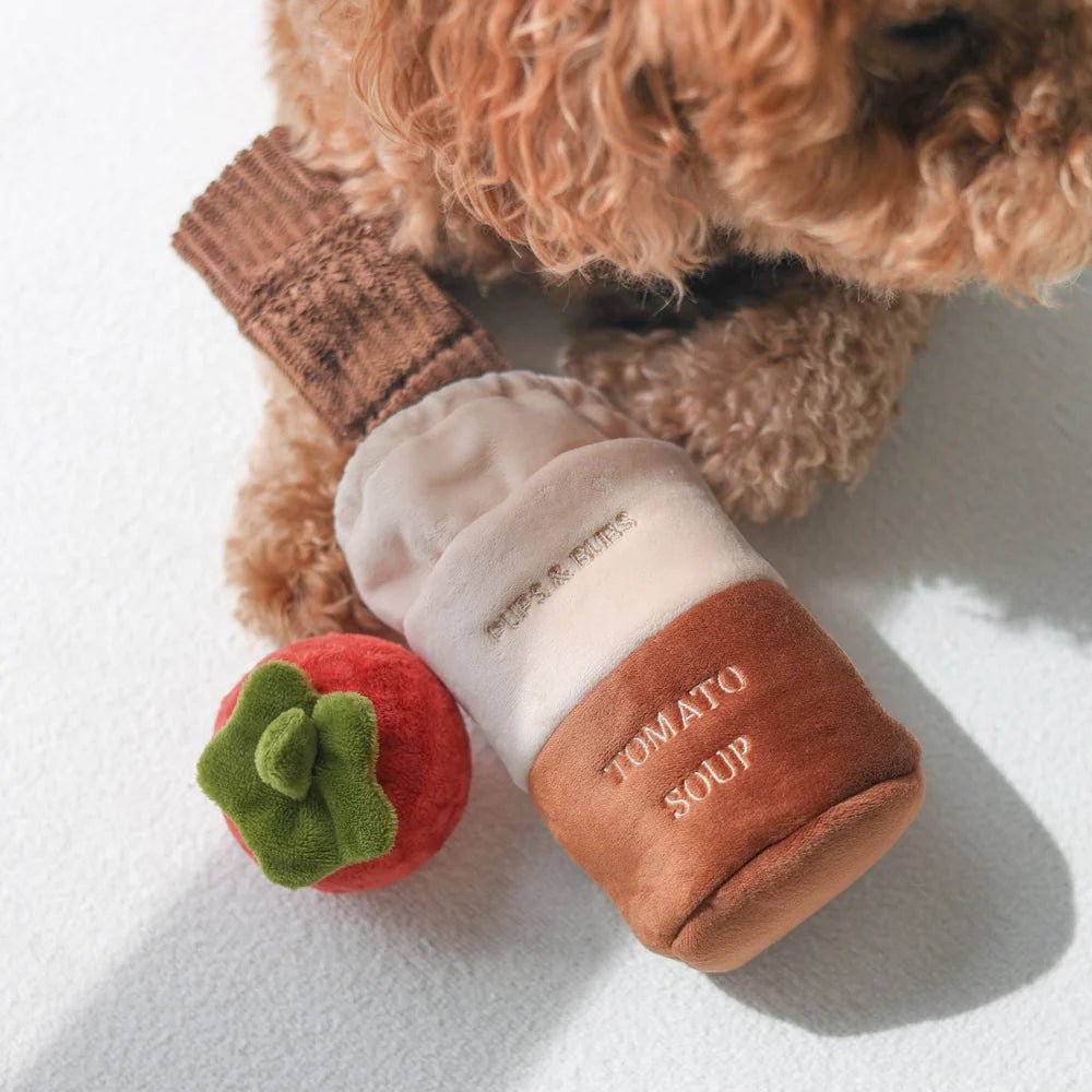 Tomato Soup Nosework Dog Plush Toy - Image 3
