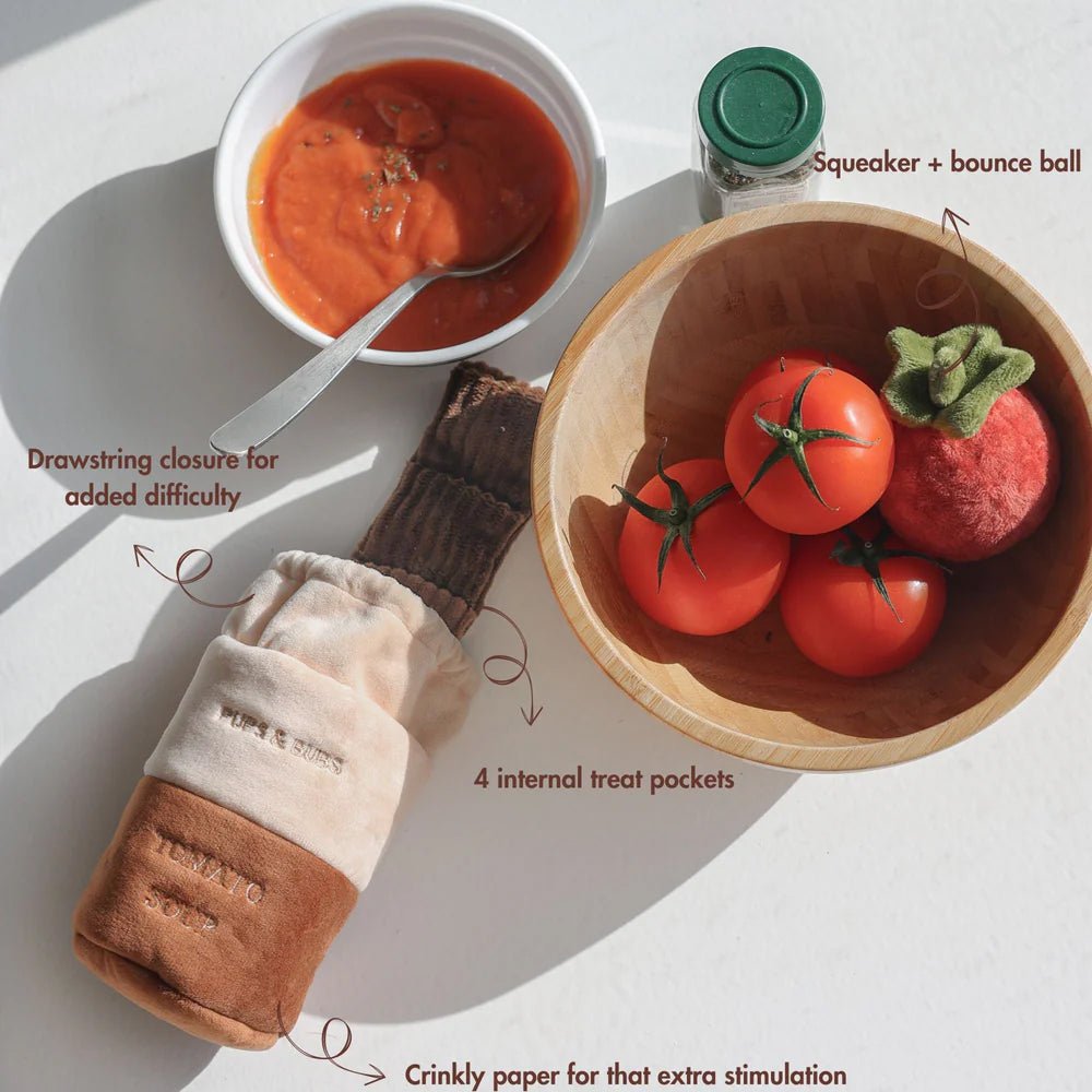 Tomato Soup Nosework Dog Plush Toy - Image 4