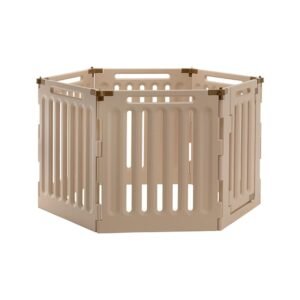 Richell - Convertible Indoor/Outdoor Pet Playpen Height: 50 cm