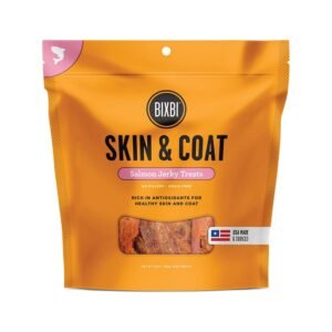 Bixbi - Skin & Coat Salmon Jerky Dog Treats 10 oz