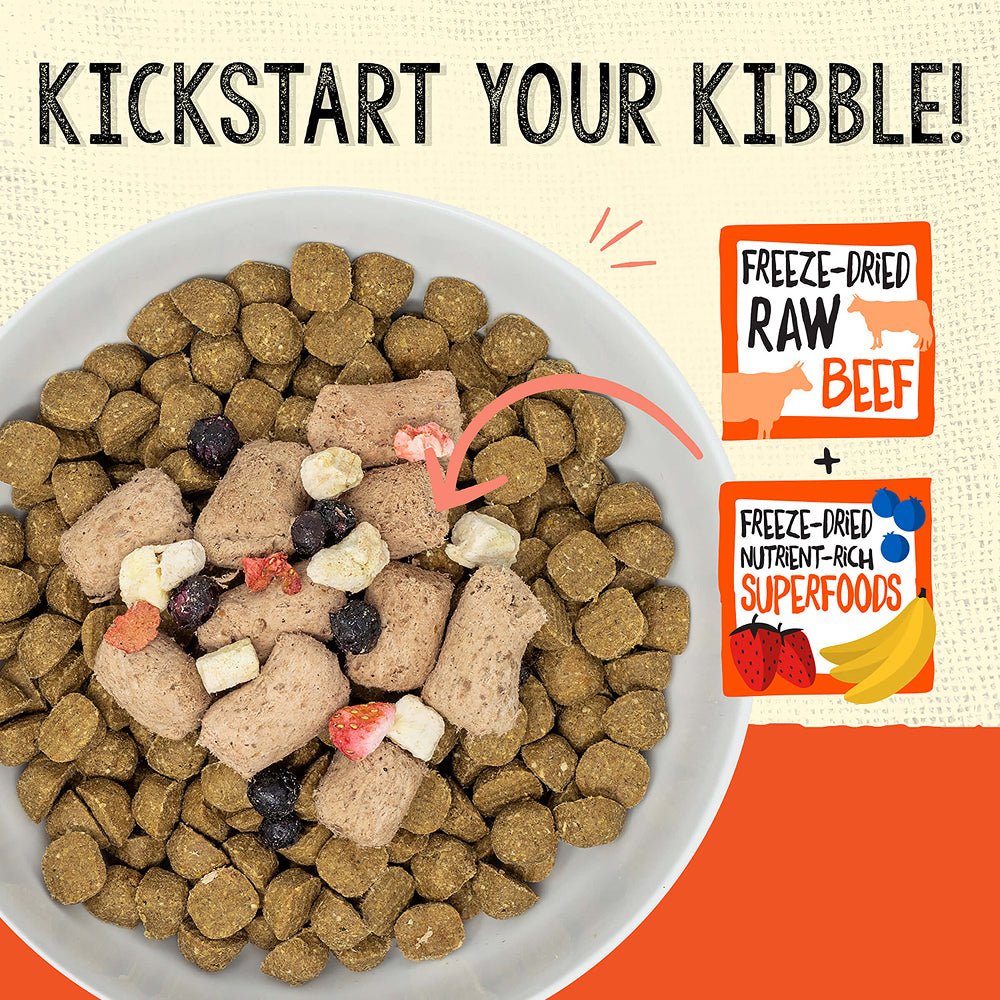 SuperBlends Freeze Dried Grass Fed Beef Dog Meal Mixers - Image 3