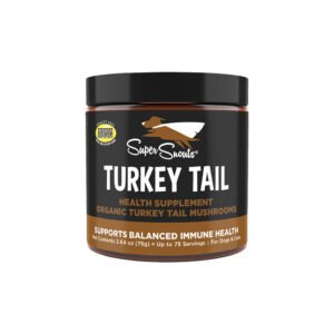 Turkey Tail Mushroom Powered Pet Supplement