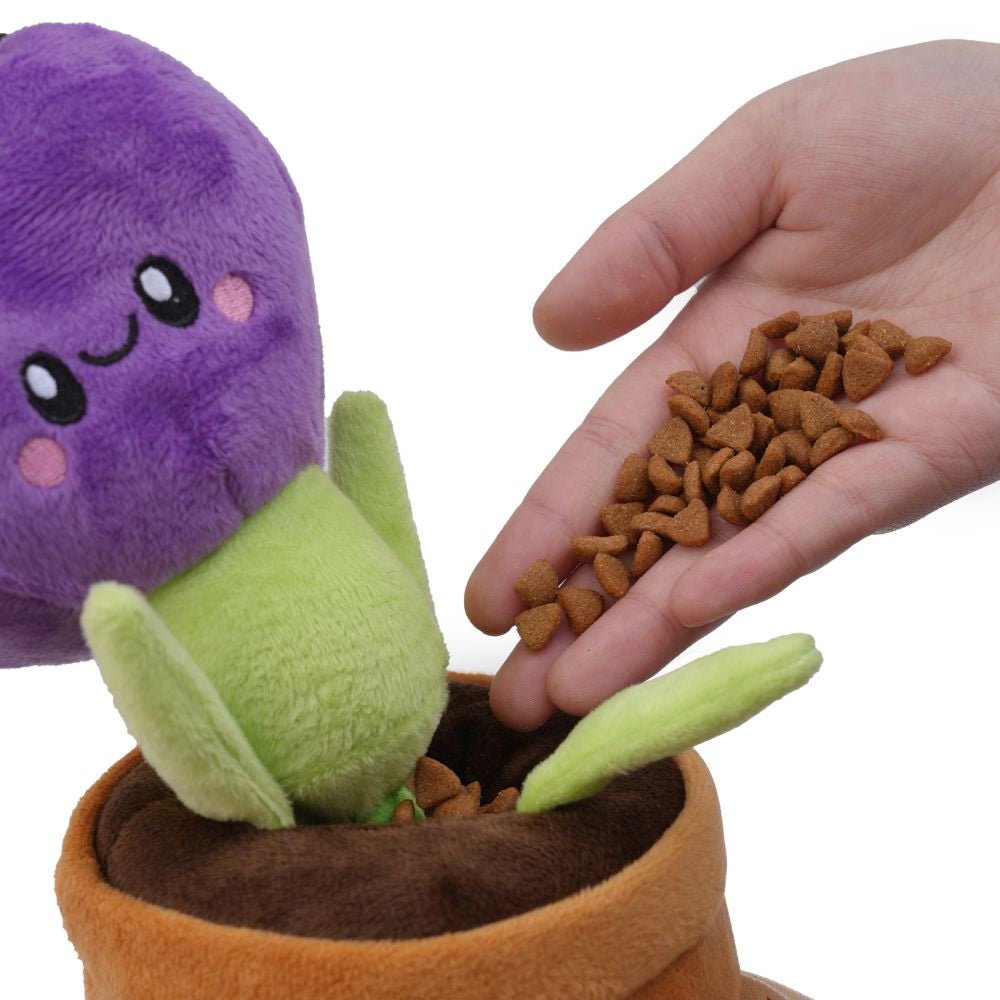 Purple Flower Dog Tug Toy - Image 4