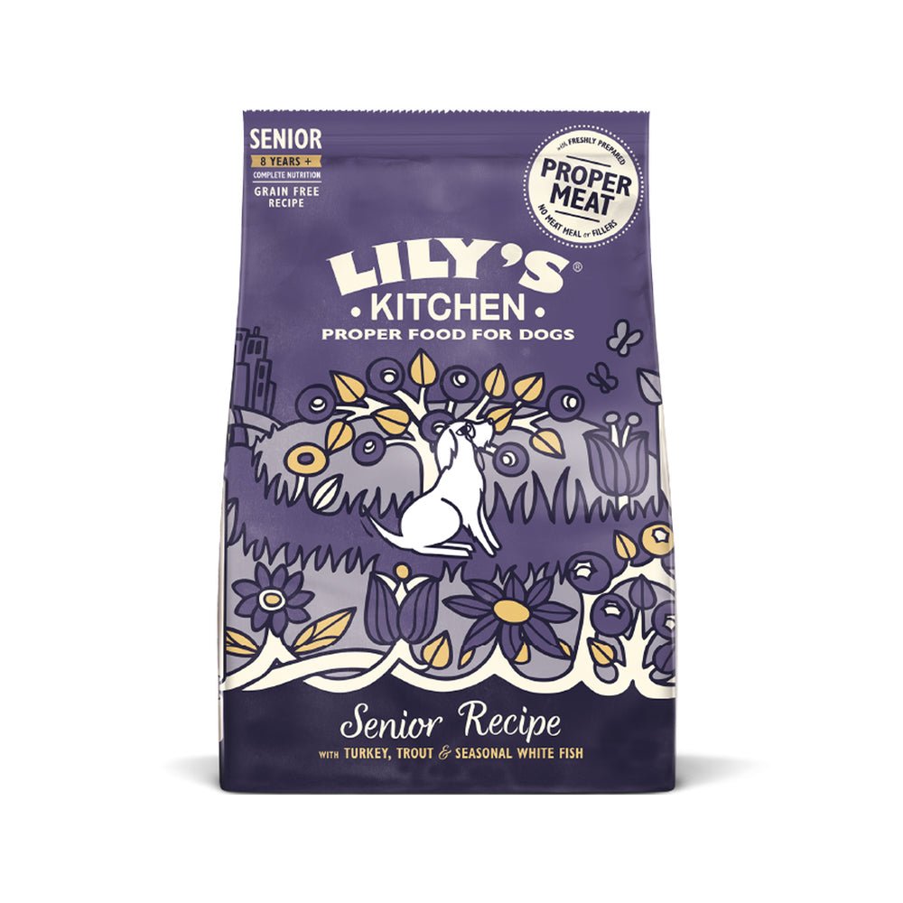 Turkey & Trout Senior Dog Dry Food
