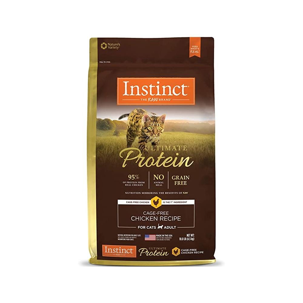 Nature's Variety - Instinct - Ultimate Protein Adult Grain Free Chicken Cat Dry Food 10 lb