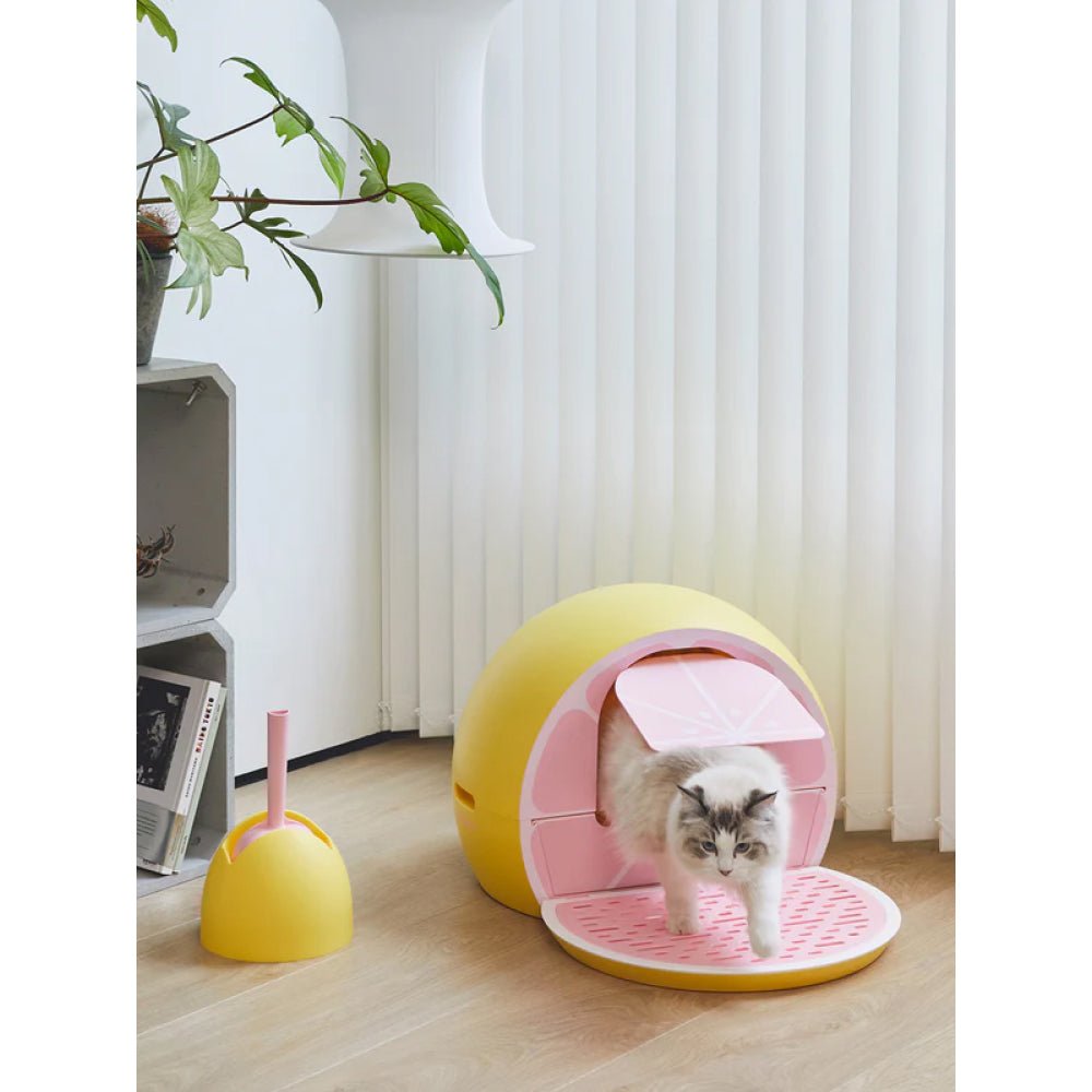 Grapefruit Kitty Kove Litter Box - Image 5