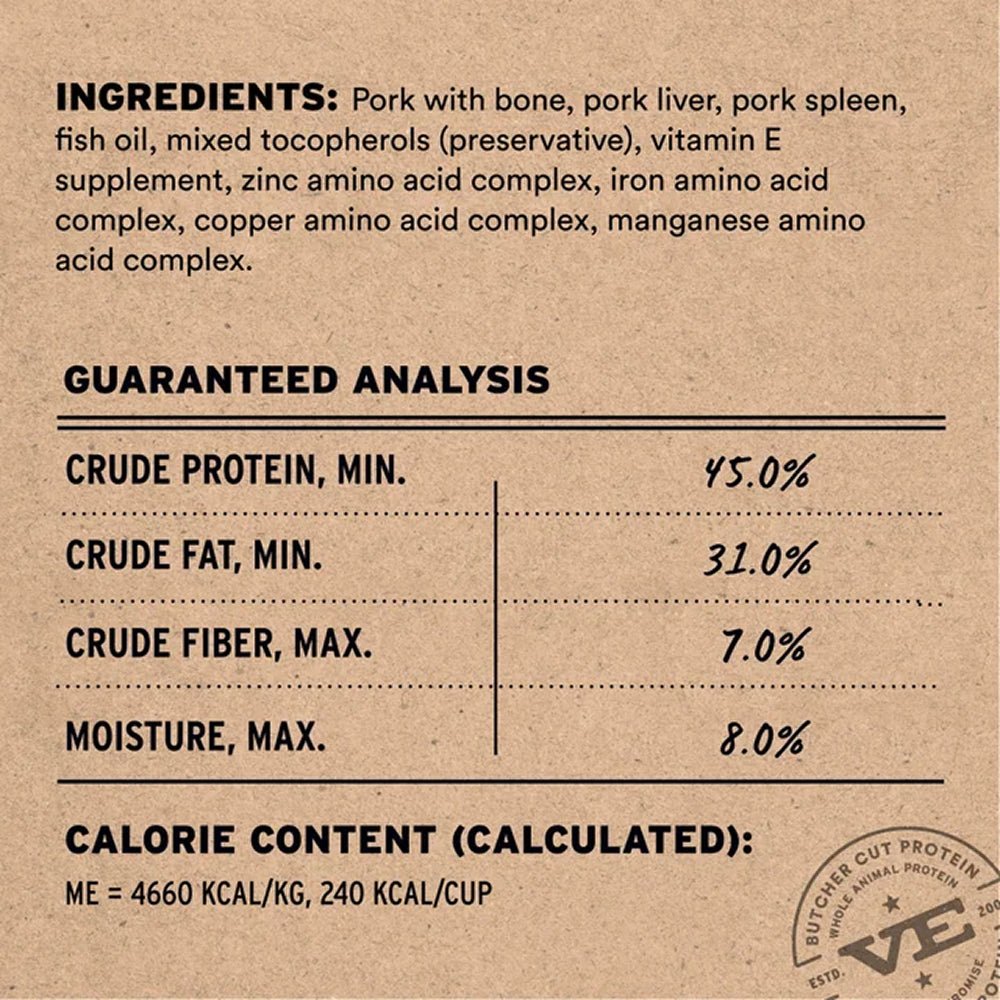 Freeze Dried Raw - Pork Entree Mini Nibs Cat Food - Image 3