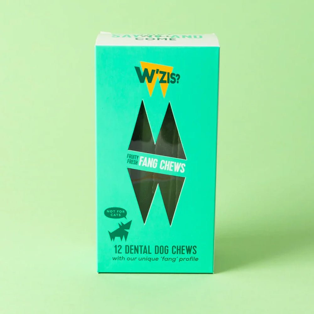 Fang Chews - Green Breath Fresh Dental Treats for Dogs