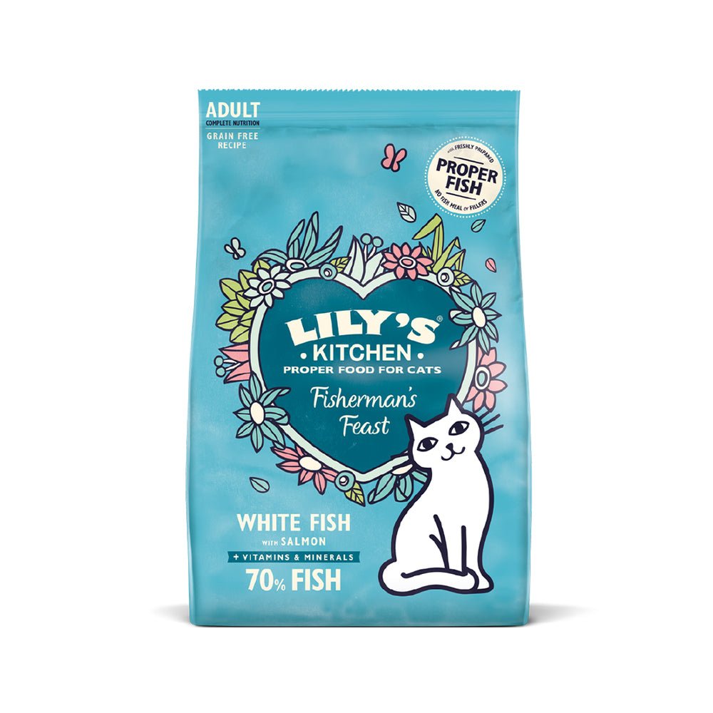 White Fish & Salmon Cat Dry Food - Image 2