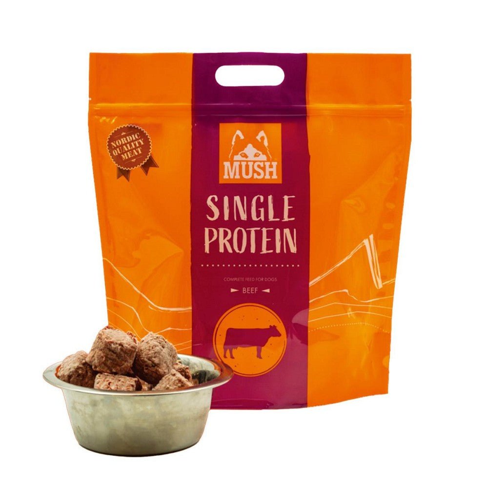 Frozen Single Protein Beef Raw Dog Food