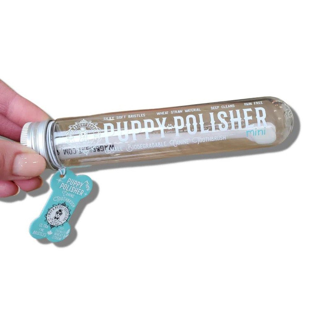 Puppy Polisher Biodegradable Toothbrush for Small Dogs - Image 3