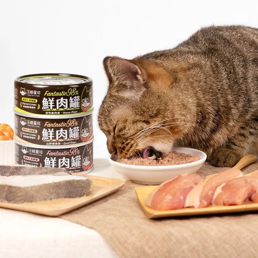 Fantastic 98% - Hypoallergenic Duck Meat Complete Balanced Cat Can - Image 5