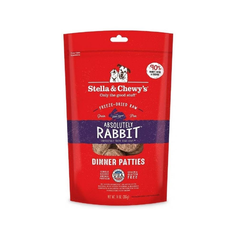 Stella & Chewy's - Freeze Dried Rabbit Dinner Patties Dog Food 5.5 oz