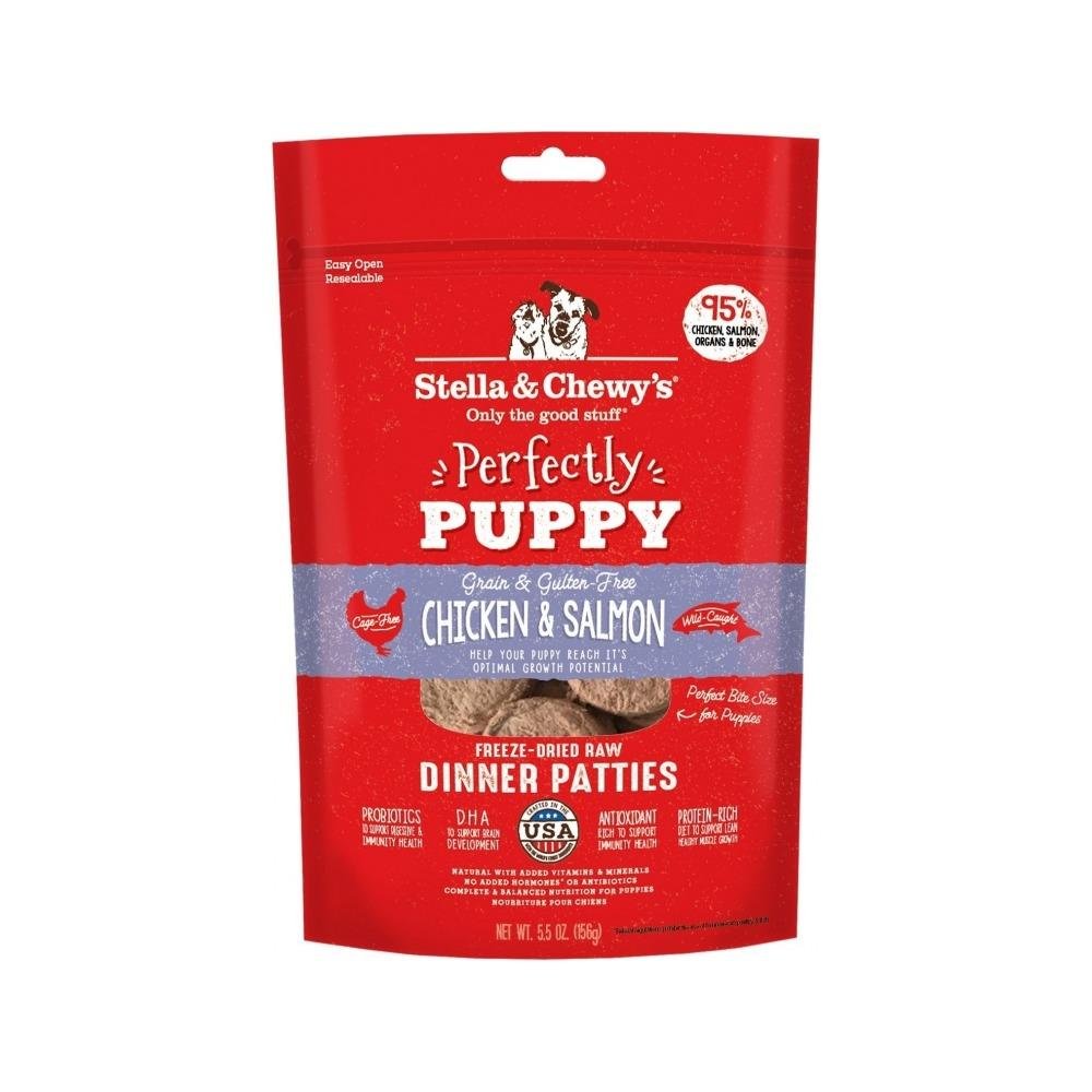 Stella & Chewy's - Puppy Freeze Dried Chicken & Salmon Dinner Patties Dog Food 14 oz