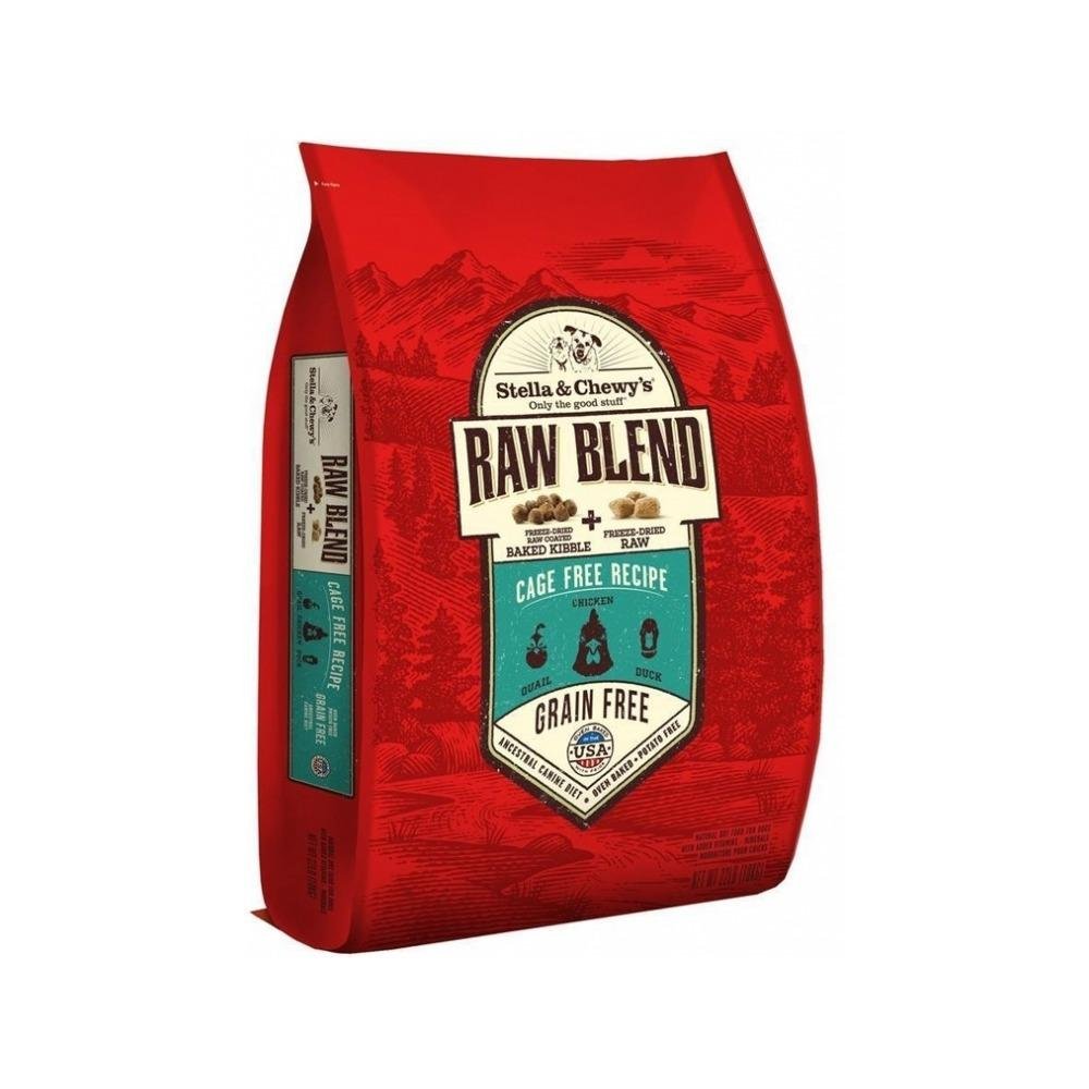 Stella & Chewy's Kibble - Freeze Dried Cage Free Recipe Raw Blend Dog Dry Food 22 lb