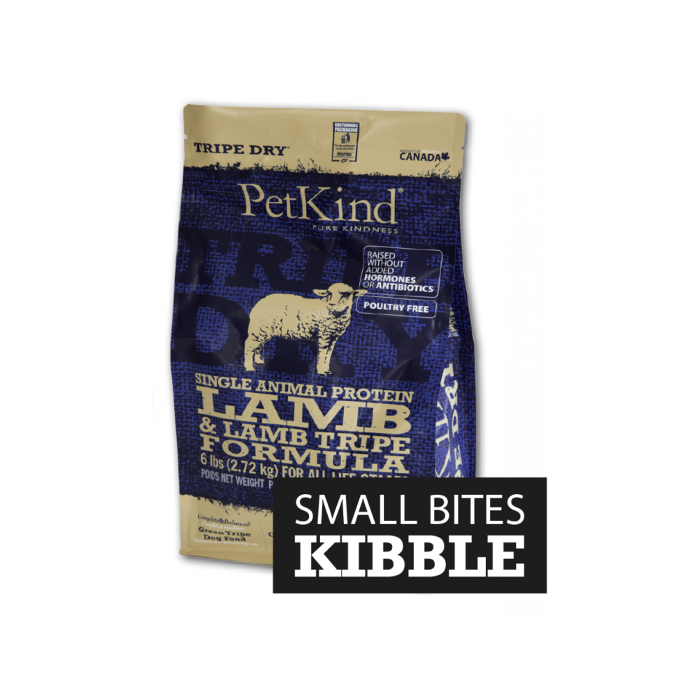 Single Animal Protein Lamb & Lamb Tripe Small Bites Dog Dry Food - Image 2