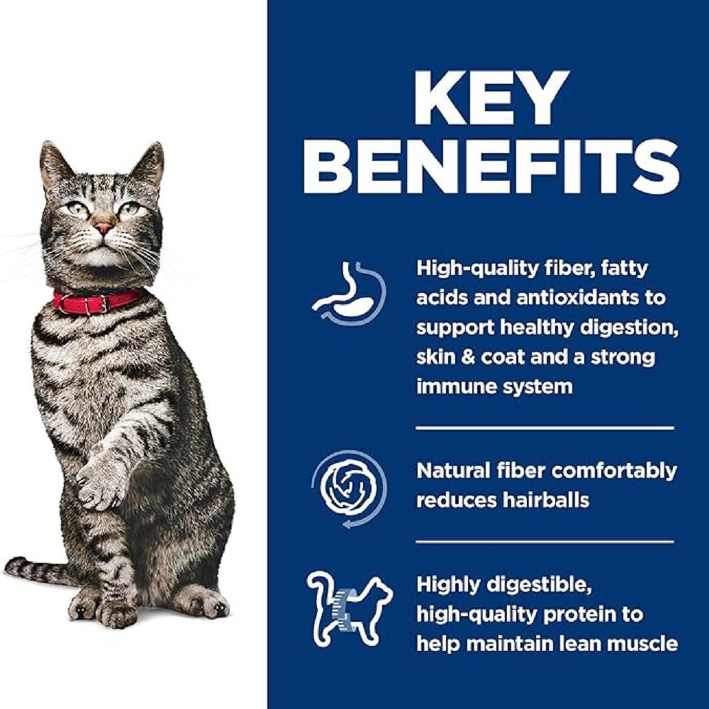 Science Diet - Urinary Hairball Control Chicken Recipe for Adult 1-6 Cat Dry Food - Image 3